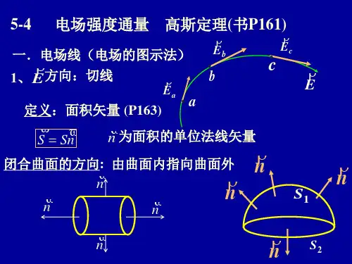 大学物理-电场强度通量,高斯定理