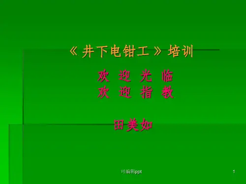 井下电钳工电气安全培训
