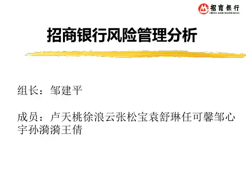 招商银行风险管理分析