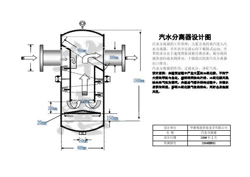 气水分离器设计图