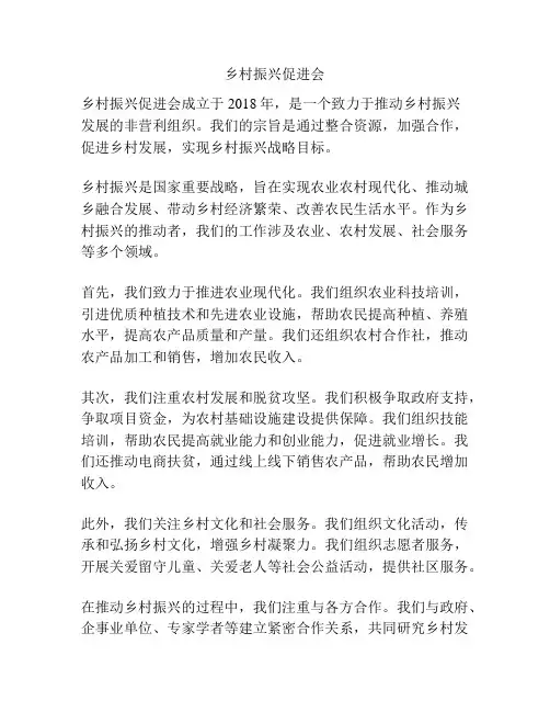 乡村振兴促进会