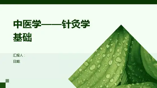 中医学——针灸学基础