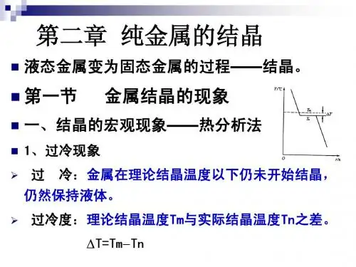 2纯金属结晶
