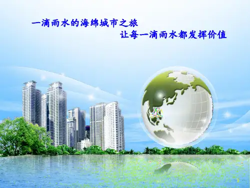 海绵城市建设方法雨水收集系统解决方案