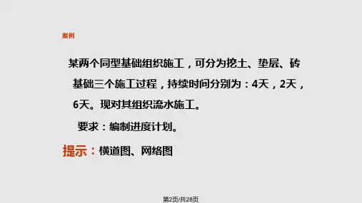 双代号时标网络计划