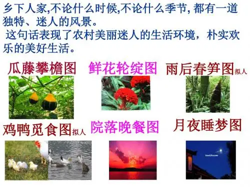 最新审定新人教版四年级下册语文6人教版语文四年级下册语文第六单元复习课件