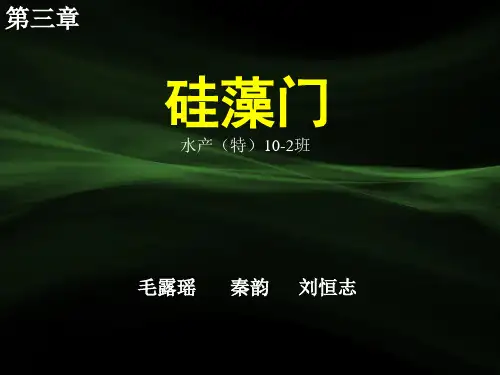 确定版硅藻门资料