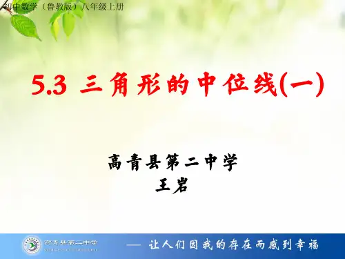 三角形的中位线定理及其应用