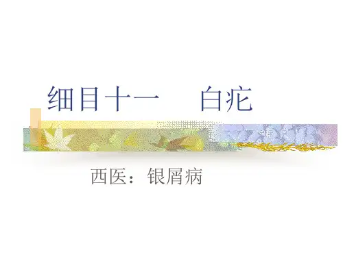 中医外科学-白庇