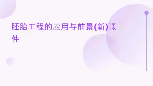 胚胎工程的应用与前景(新)课件