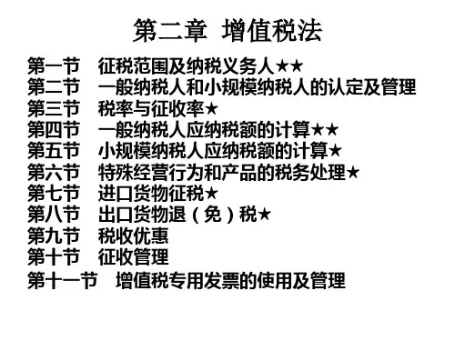 增值税法概述(PPT51页)