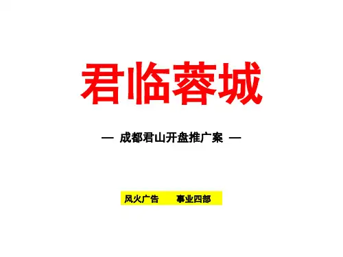 成都花样年君山别墅项目开盘推广案121PPT