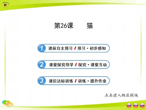 人教版七年级语文下册 《猫》ppt