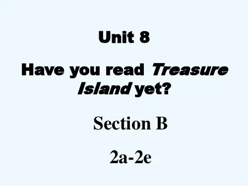 英语人教版八年级下册unit8 SectionB2a-2e