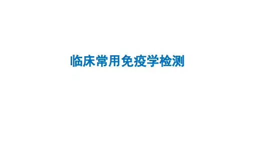 11.4 自身抗体检测