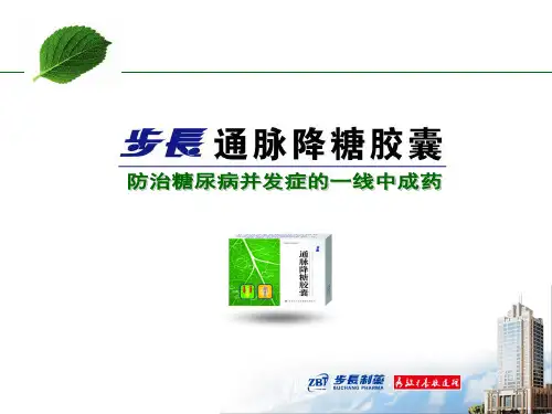 步长--通脉降糖