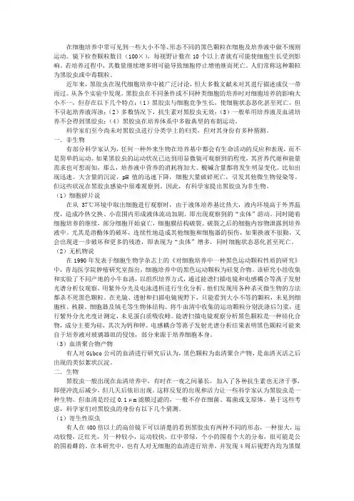黑胶虫作业