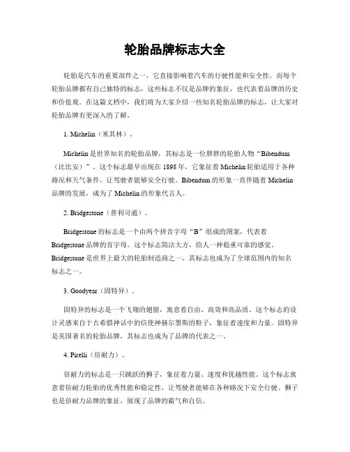 轮胎品牌标志大全