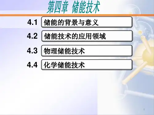 第4章-储能技术培训课件