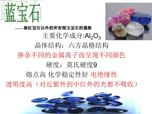 人工蓝宝石加工介绍