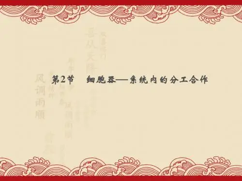 高中生物：3-2-1细胞器──系统内的分工(必修1)(优秀课件)