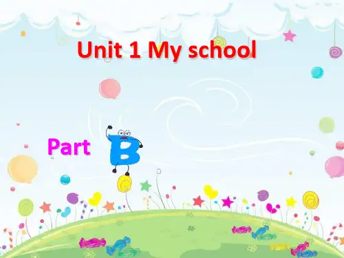 人教(PEP)四年级下册英语Unit 1 My schoolPart B (共19张PPT)