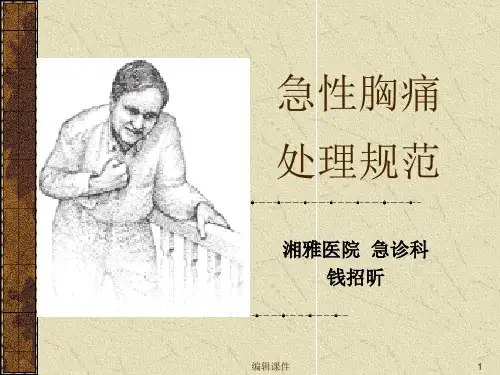 《急性胸痛处理规范》PPT课件