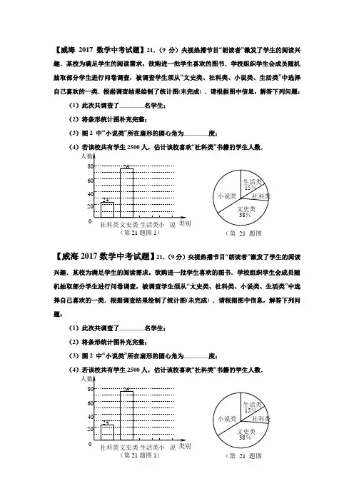 威海2017 数学中考试题