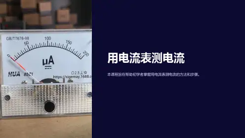 用电流表测电流课件