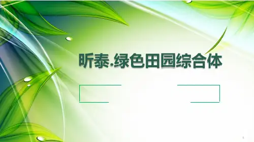 田园综合体商业计划书