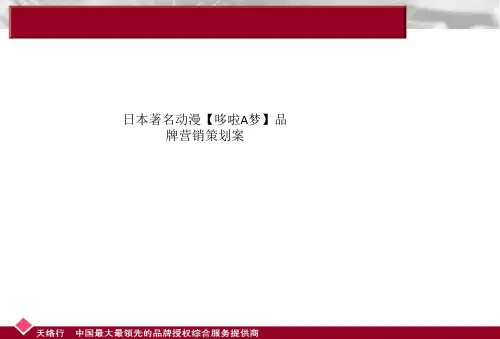 日本著名动漫【哆啦A梦】品牌营销策划案