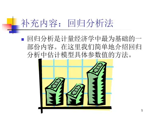 回归分析法(精品PPT课件)