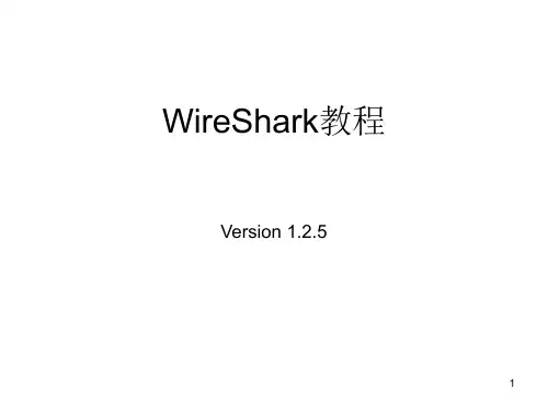 WireShark教程详解PPT学习课件