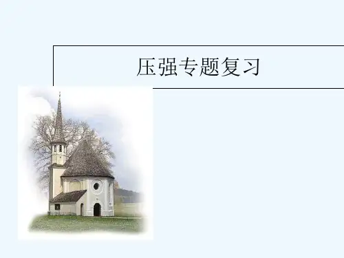 压力和压强复习