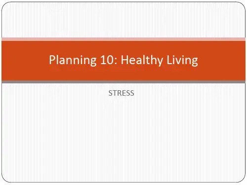 stress 关于压力的介绍
