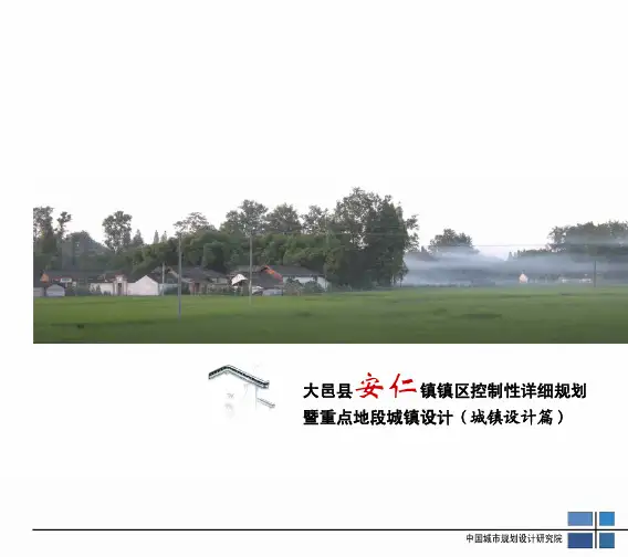 25 中规院：大邑县安仁镇镇区控制性详细规划