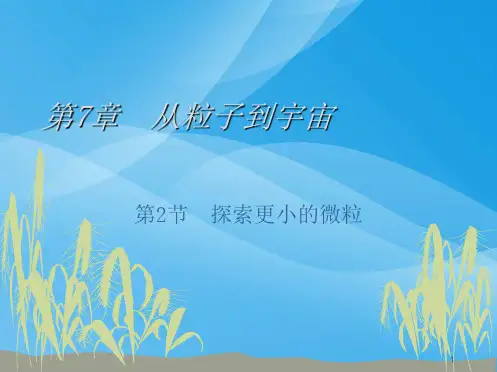 探究更小的微粒物理课件PPT
