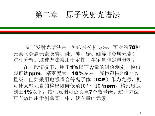 原子发射光谱法