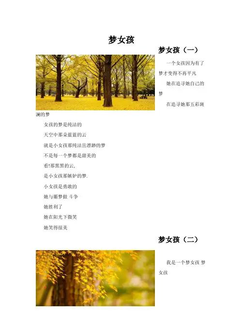 梦女孩(共10篇)
