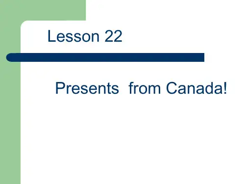 冀教版英语八年级上册Lesson22课件 3