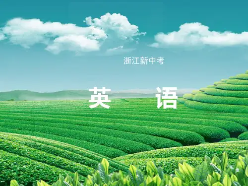 浙江新中考2017中考英语(人教版)第二篇语法第七讲动词(共91张PPT)