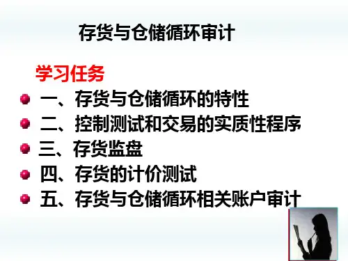 审计实务课件：存货与仓储循环审计