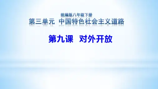 (新教材)部编版对外开放PPT完美课件3
