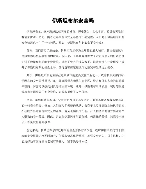 伊斯坦布尔安全吗