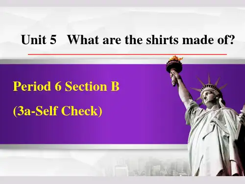 人教版九年级上册英语授课课件 SectionB (3a-Self Check)