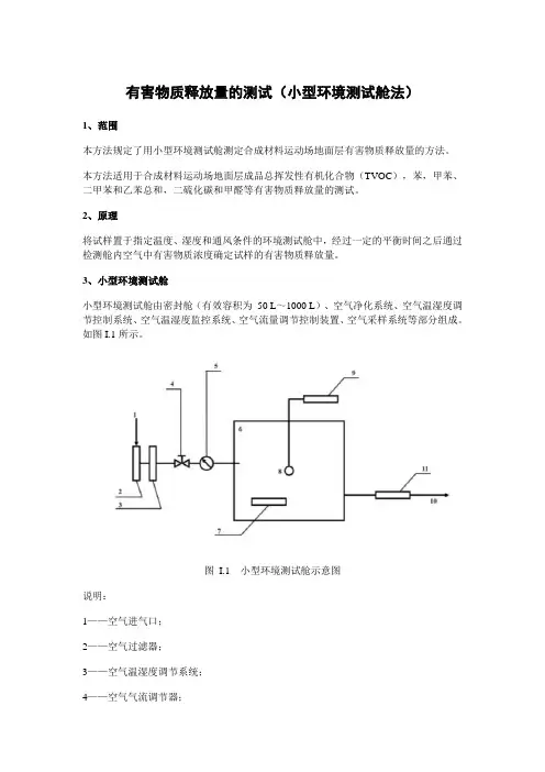 (完整版)有害物质释放量的测试(小型环境测试舱法)