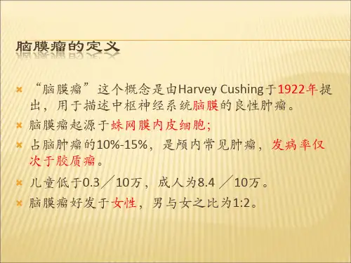 脑膜  瘤