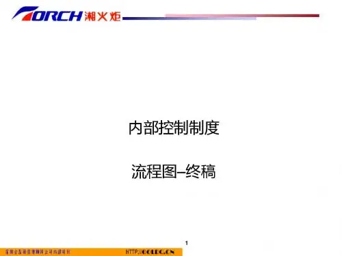 内部控制制度流程图(ppt55张)