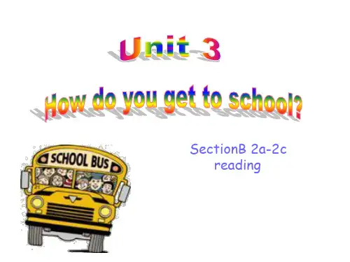 人教版七年级英语下册 Unit 3 Section B 2a—2c 课件(共41张PPT)