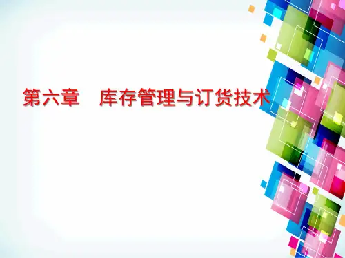 库存管理与订货技术(PPT 63页)